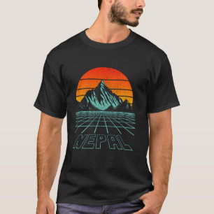 Nepal Mountains Himalaya Mount Everest Nepali Souv T Shirt