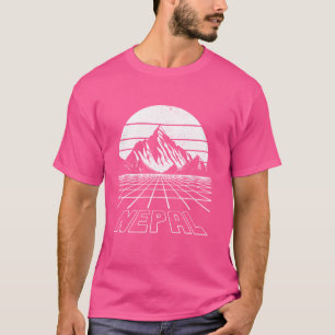 Nepal Mountains Himalaya Mount Everest Nepali Souv T Shirt