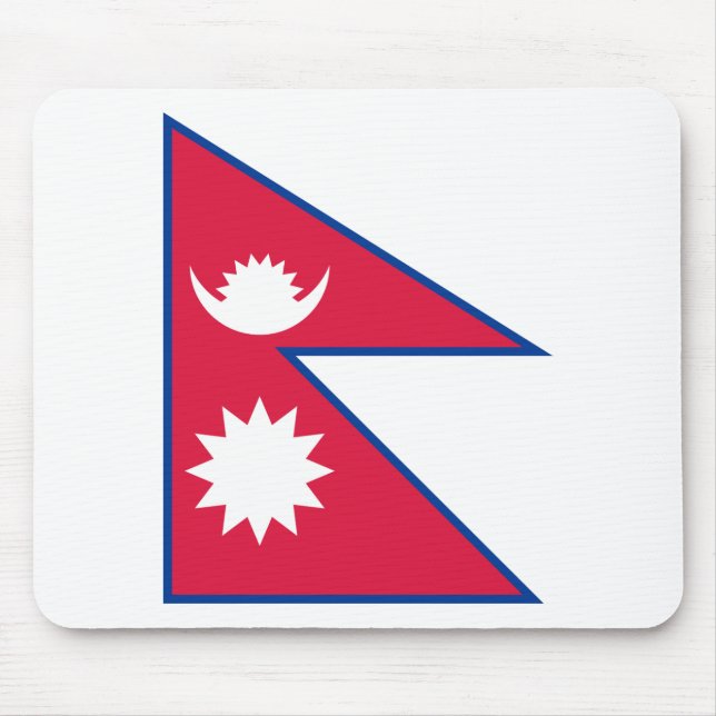 Nepal (Nepalesiska) Flagga Musmatta (Framsidan)
