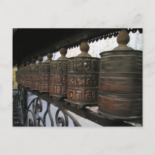 Nepal prayer hjul vykort
