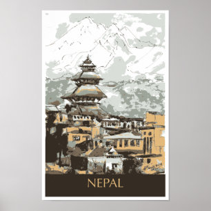 Nepal reser affischen poster