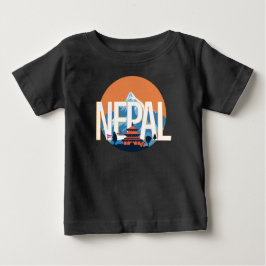 Nepal Temple Mount Everest T Shirt