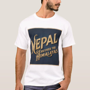 NEPAL-UPPTÄCKNING AV HIMALAYAS T SHIRT