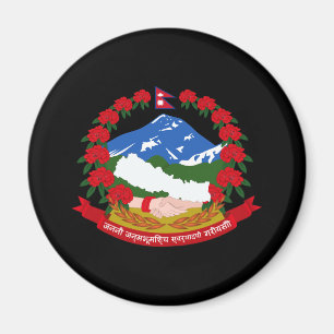 Nepal vapensköld magnet