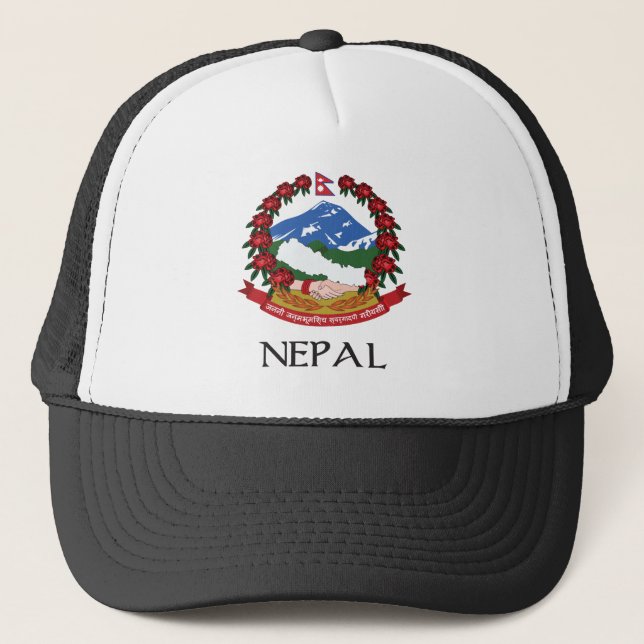 Nepal vapensköld truckerkeps (Framsida)