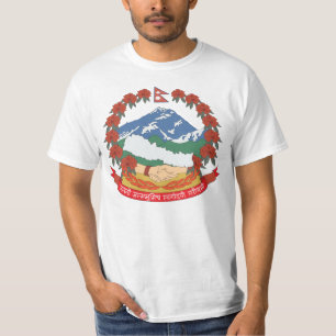 Nepal vapensköldT-tröja Tee Shirt