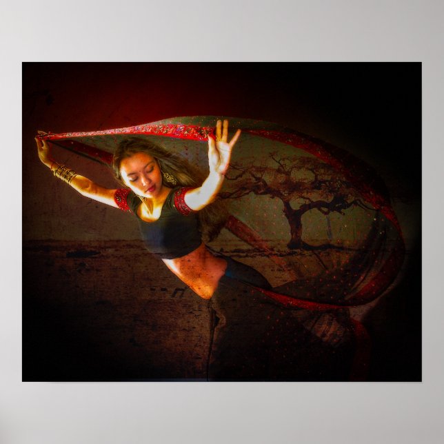 Nepalese Dancer Poster (Framsidan)