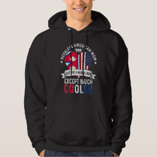 Nepalesisk Amerikansk Mamma Mors Dag Mama Land Nep Hoodie