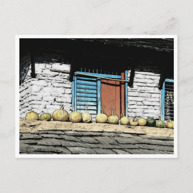 Nepalesisk hakaj vykort (Framsida)