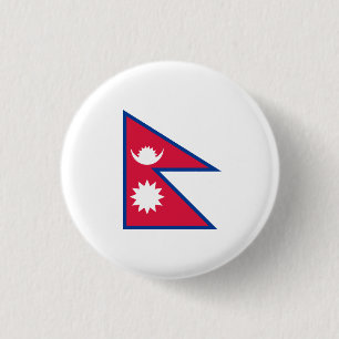 Nepalesiska Flagga, Flagga Nepal Knapp
