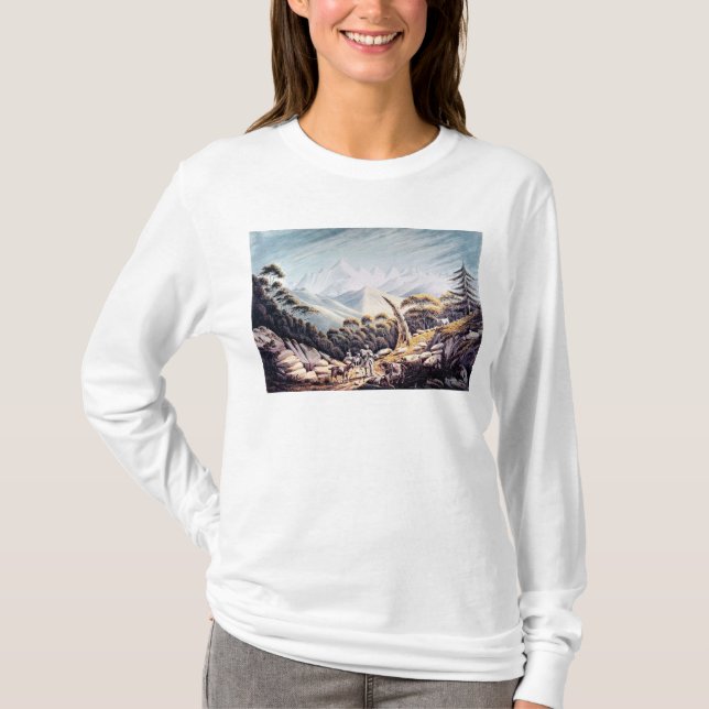 Nepalesiska Herdsmen i himalayasna, 1826 Tröja (Framsida)