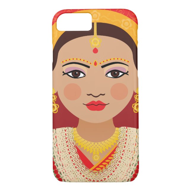 Nepali Bride Matryoshka Fodral Case-Mate iPhone Skal (Baksida)