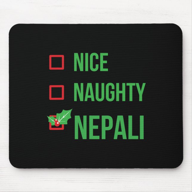 Nepali Funny Nepal Pajama julgåva Musmatta (Framsidan)