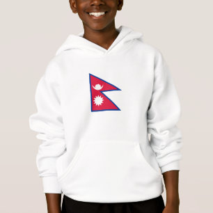 Nepals flagga t shirt