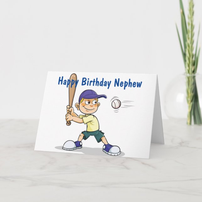 **NEPHEJ** BATTER UPP/HA ETT GRATTIS PÅ FÖDELSEDAG KORT (Framsida)