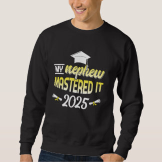 Nephew behärskade 2025 magistergåvor från studente lång ärmad tröja