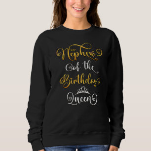 Nephew Birthday Queen Bday Party T Shirt