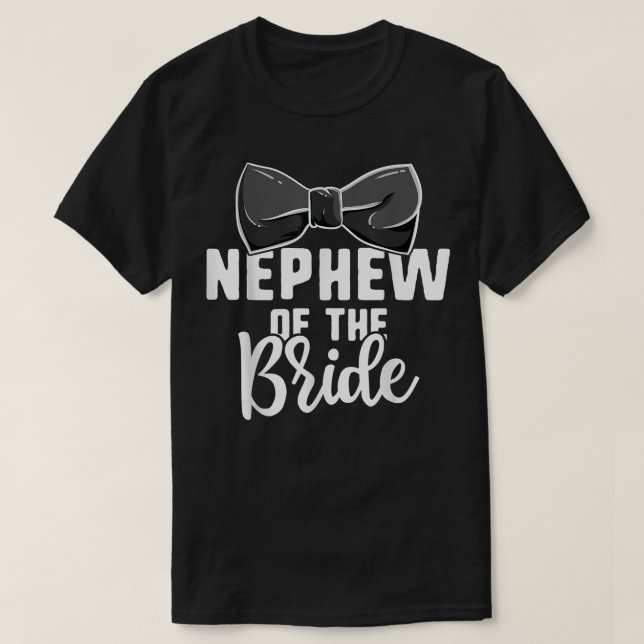 Nephew Bride Bröllop s, Bachelorette Party T Shirt (Design framsida)