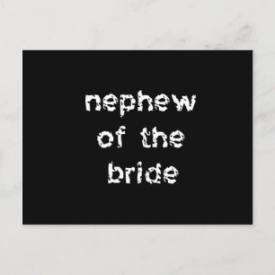 Nephew, Bride Vykort