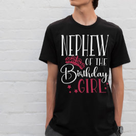 Nephew från Birthday Girl Anpassningsbar Matching T Shirt