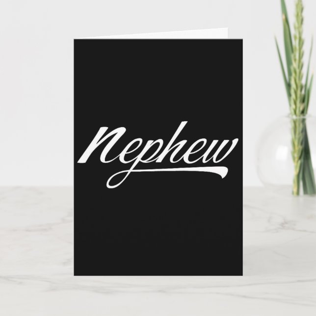***NEPHEW*** GRATTIS PÅ FÖDELSEDAGEN TILL "DU"!!!! KORT (Framsida)