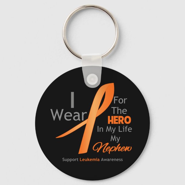 Nephew - Hero i mitt liv - Leukemi Nyckelring (Framsida)