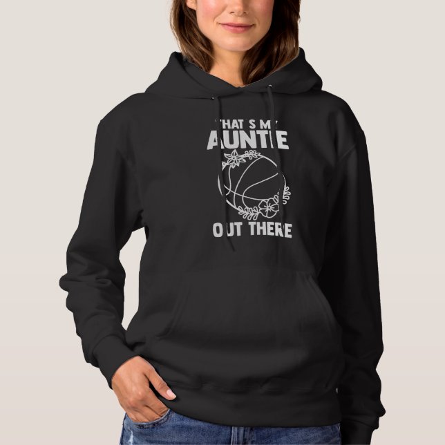 Nephew Niece Moster Basketball T Shirt (Framsida)