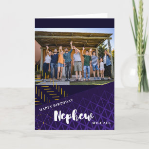 Nephew Photo Grattis på födelsedagen Card Kort
