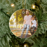 Nephew | Sentimental Photo Keepsakjulen Julgransprydnad Keramik<br><div class="desc">Gratulera till den glädje som din brorson ger ditt liv med den här personligen sentimentala fotot som är en julprydnad. Den här vackra keramiska prydnadsprodukten har ett hjärtligt budskap vid sidan av ett omhuldat foto och skapar den som perfekt för julhelgen. Oavsett om det är minnesvärt eller skapande av en...</div>