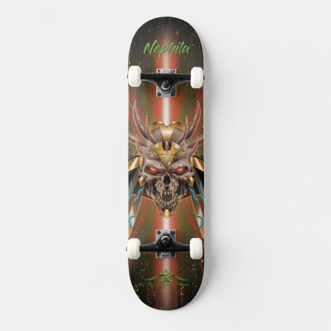 Nephila 2/6 mini skateboard bräda 18,5 cm (Framsida)