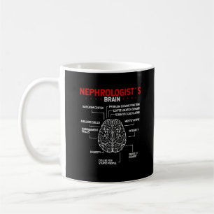 Nephrolog Doktor Brain Kidney Surgeon Tech Kaffemugg