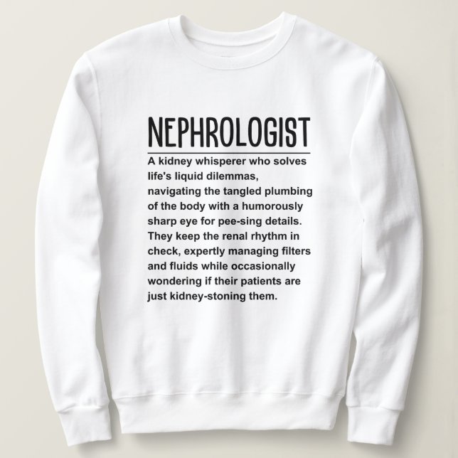 Nephrolog T Shirt (Design framsida)