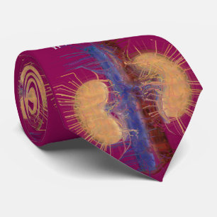 Nephrolog Tie Unique Artsy Kidney Design #10 Slips