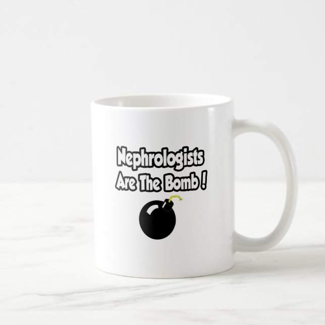 Nephrologer är bomben! kaffemugg (Höger)