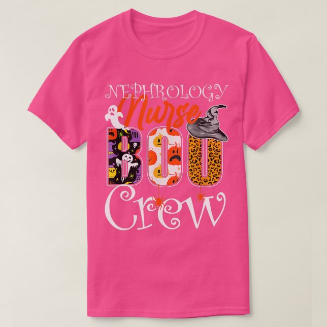Nephrologi Nurse Boo Nephrology Nurse Halloween Co T Shirt (Design framsida)