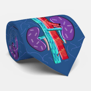 Nephrologist Tie Unique Artsy Kidney Design #19 Slips