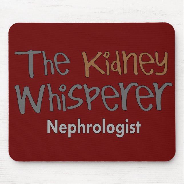 Nephrologistläkaregåvor som är humoristiska musmatta (Framsidan)