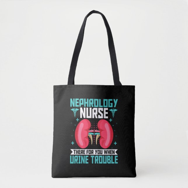 Nephrology Nurse - Funny Kidney Nursing Dialysis Tygkasse (Framsida)
