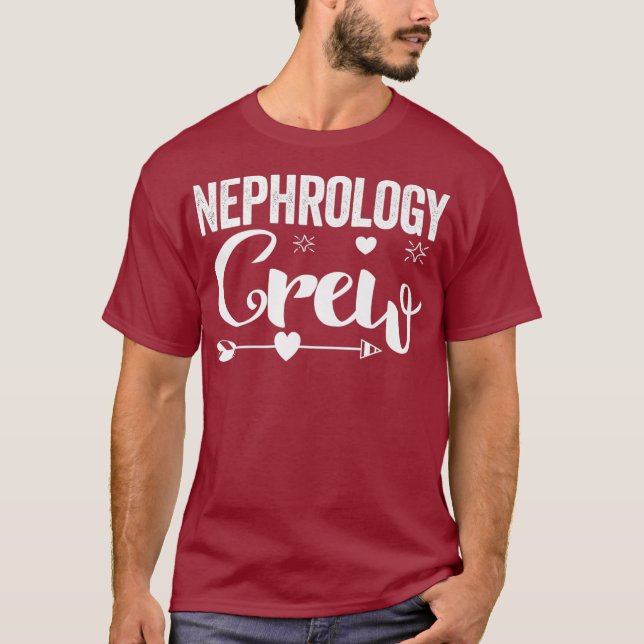Nephrology Squad Nephrology Dialysis Nursing T Shirt (Framsida)