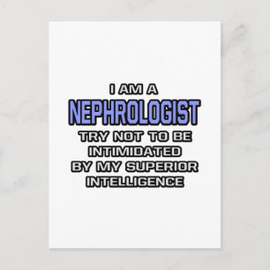 Nephrololog Joke ... Överlägsen intelligens Vykort