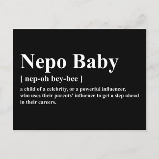 Nepo Baby Vykort