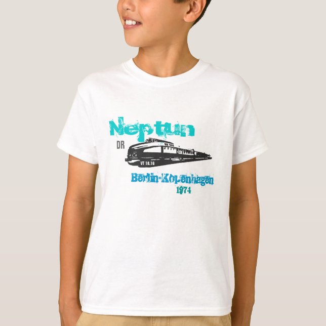 Neptun Deutsche Reichsbahn Tee Shirt (Framsida)