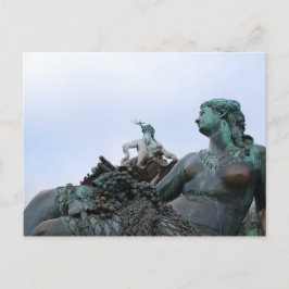 Neptunbrunnen - Neptune Fontän - Berlin Vykort