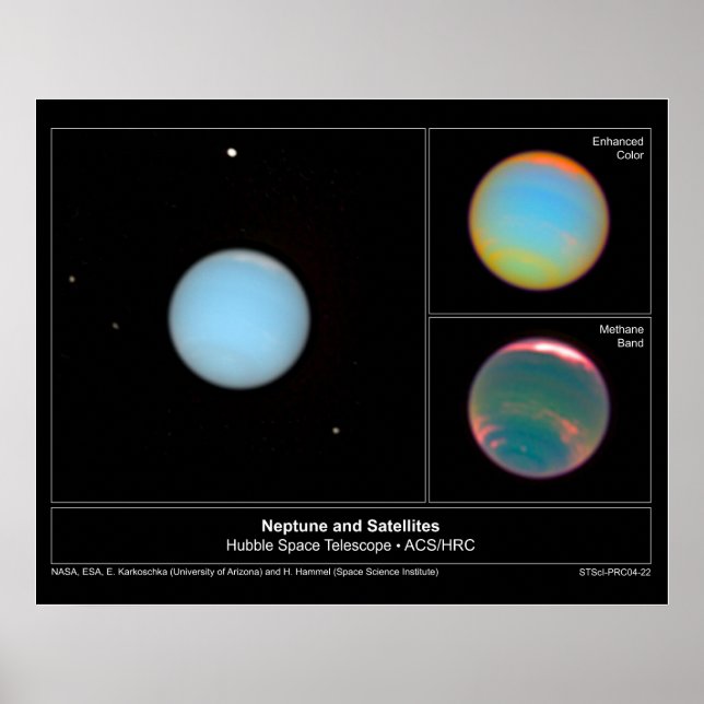Neptune&amp;Satellites-2004-22a Poster (Framsidan)