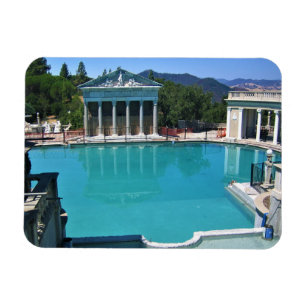 Neptune Bassäng vid Hearst Castle, San Simeon, CA Magnet