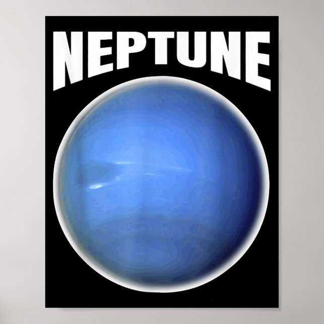 Neptune Design - Science Planet Rymden Poster (Framsidan)