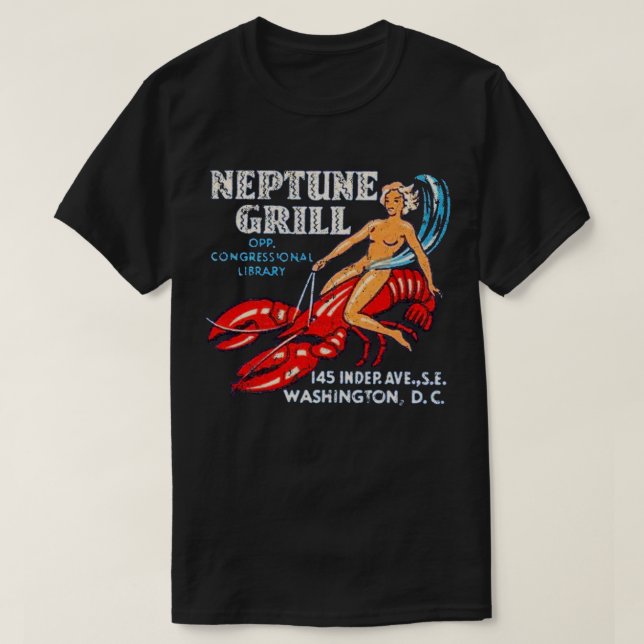 Neptune Grill T Shirt (Design framsida)