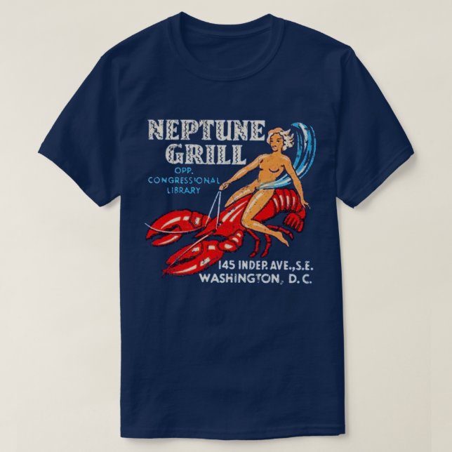 Neptune Grill T Shirt (Design framsida)