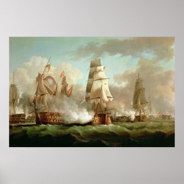 Neptune iland, Trafalgar, 1805 Poster (Framsidan)