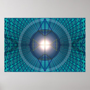 Neptune och uranus per Martineau Poster